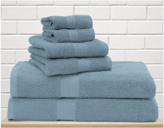 Serviette de bain bleue 25 x 50 Allure