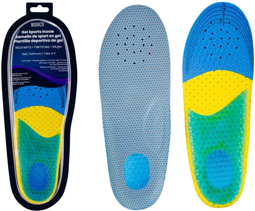 Sports Insole for Women w/ Size Guide Bodico