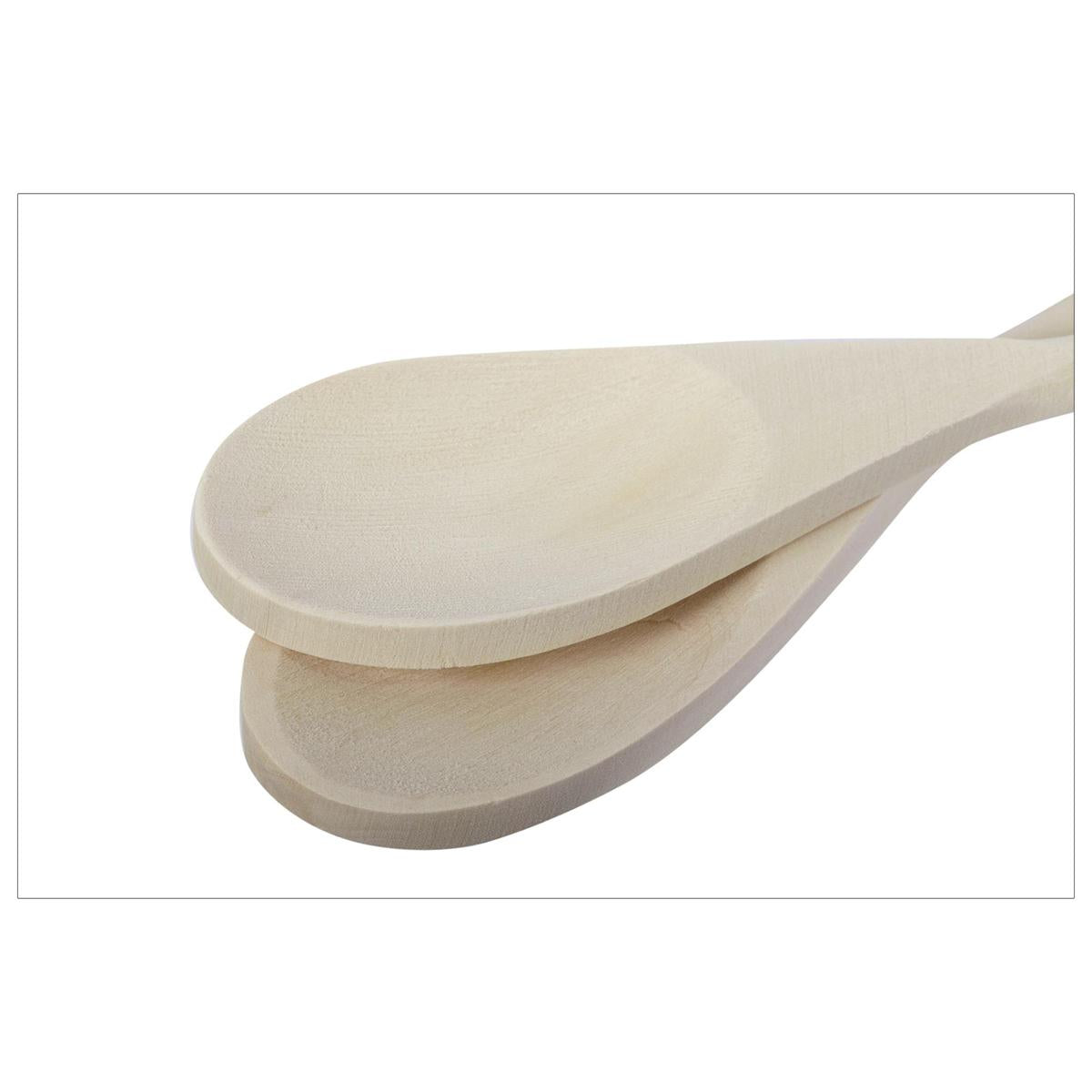 Mixing spoons 2 pk wooden luciano - Additional View