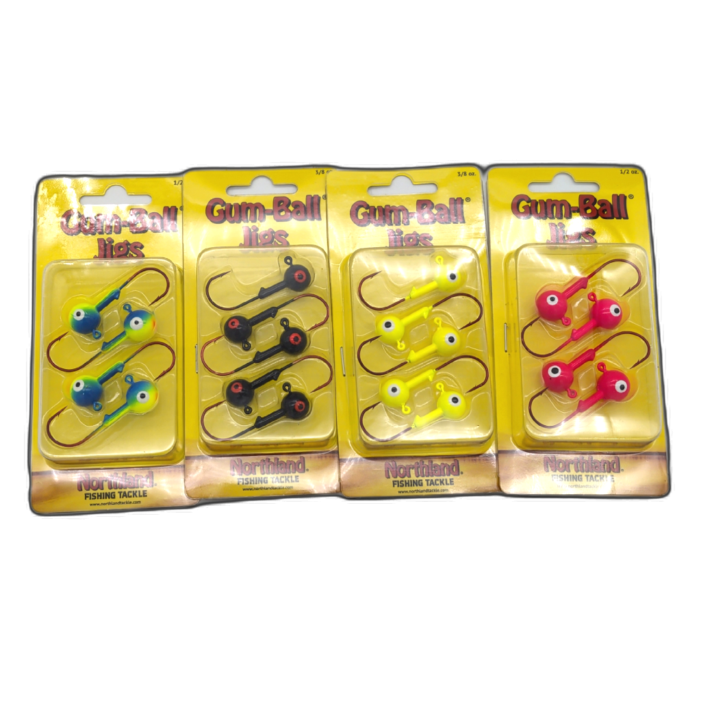 Gum-ball Jig 4pk. Or 5pk. Assorted Sold Seperate
