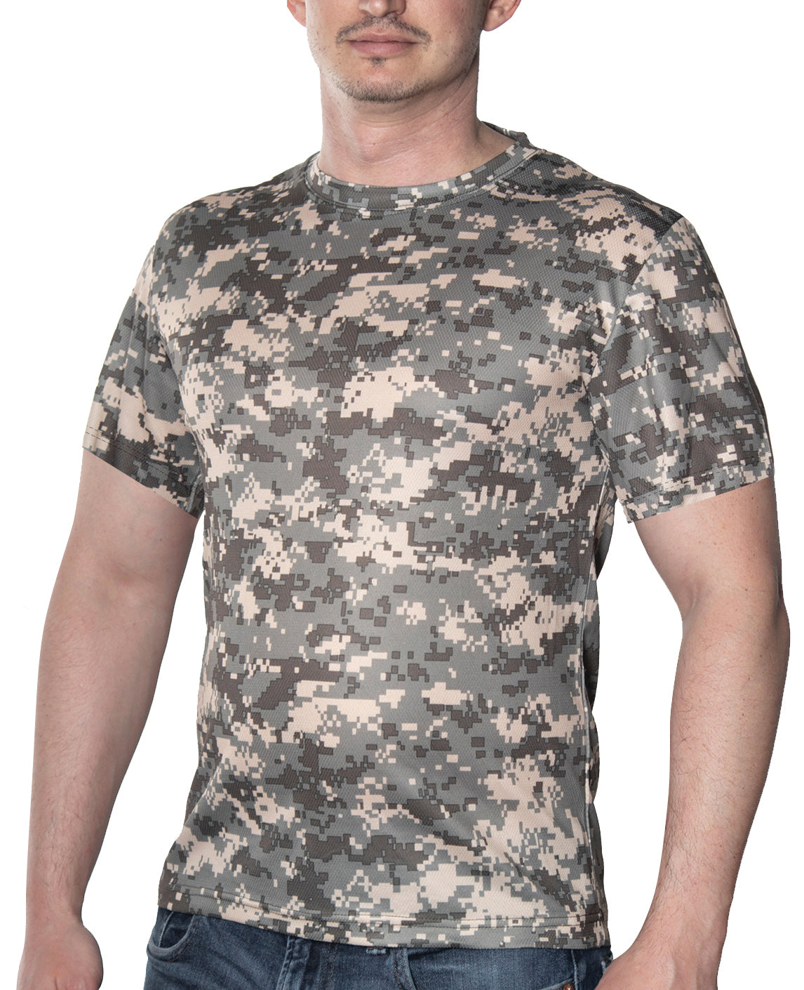 Military T-shirts Small Acu Digital Kwik Dry Short Sleeve