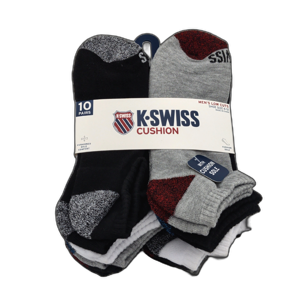 Socks Men's 10pk. Assorted Colours Size 6-12 K Swiss