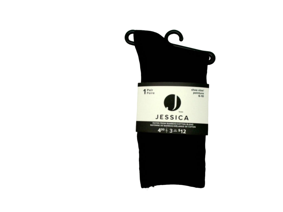 Women's Jessica Socks Black Rayon From Bamboo (or 3/$4.99)