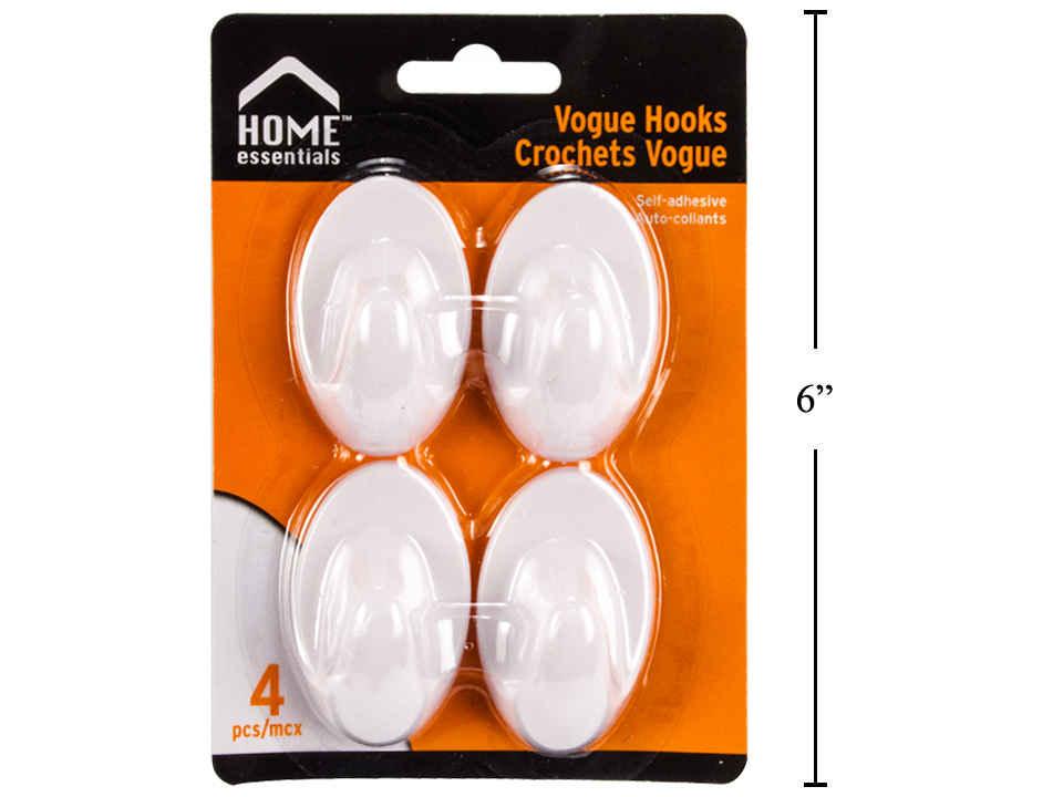 Crochets Vogue – Lot de 4 essentiels pour la maison en plastique