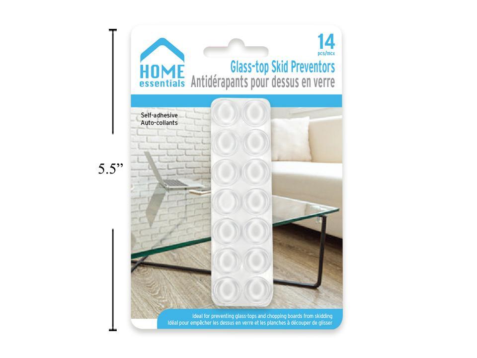 Glass-Top Skid Preventive 14pc. Home Essentials