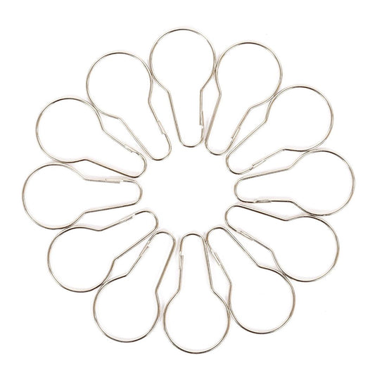 Metal Shower Rings 12pc Bodica Bath - Additional View