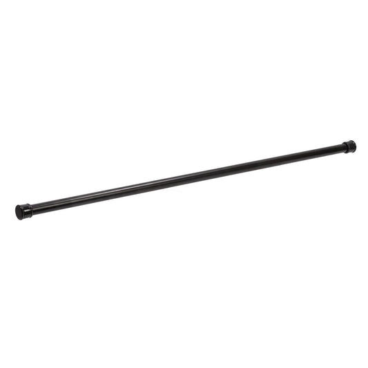 Curtain Rod Matte Black 42-72", 22/25 dia, hanger Bodico - Additional View