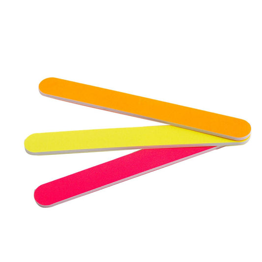 Nail Files 3-pc Double Sided Neon Bodico - Additional View