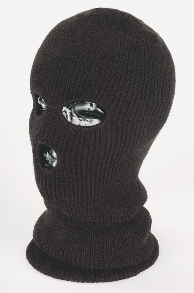 Balaclava 3 Hole - Black
