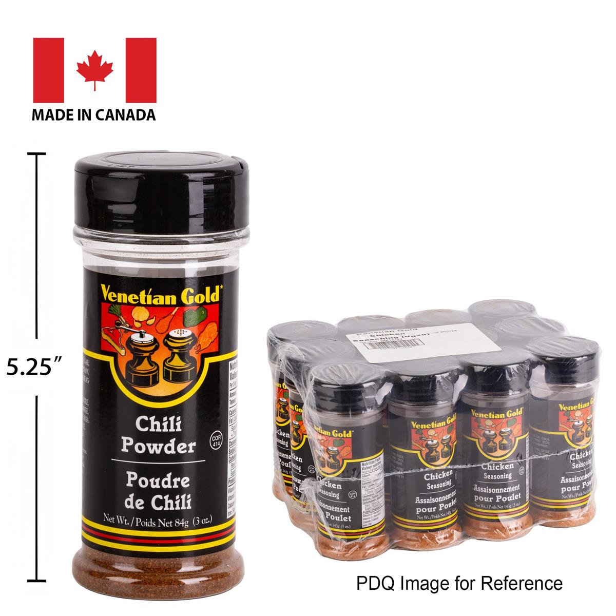 Chili Powder 84g. V. Gold - each sold individually