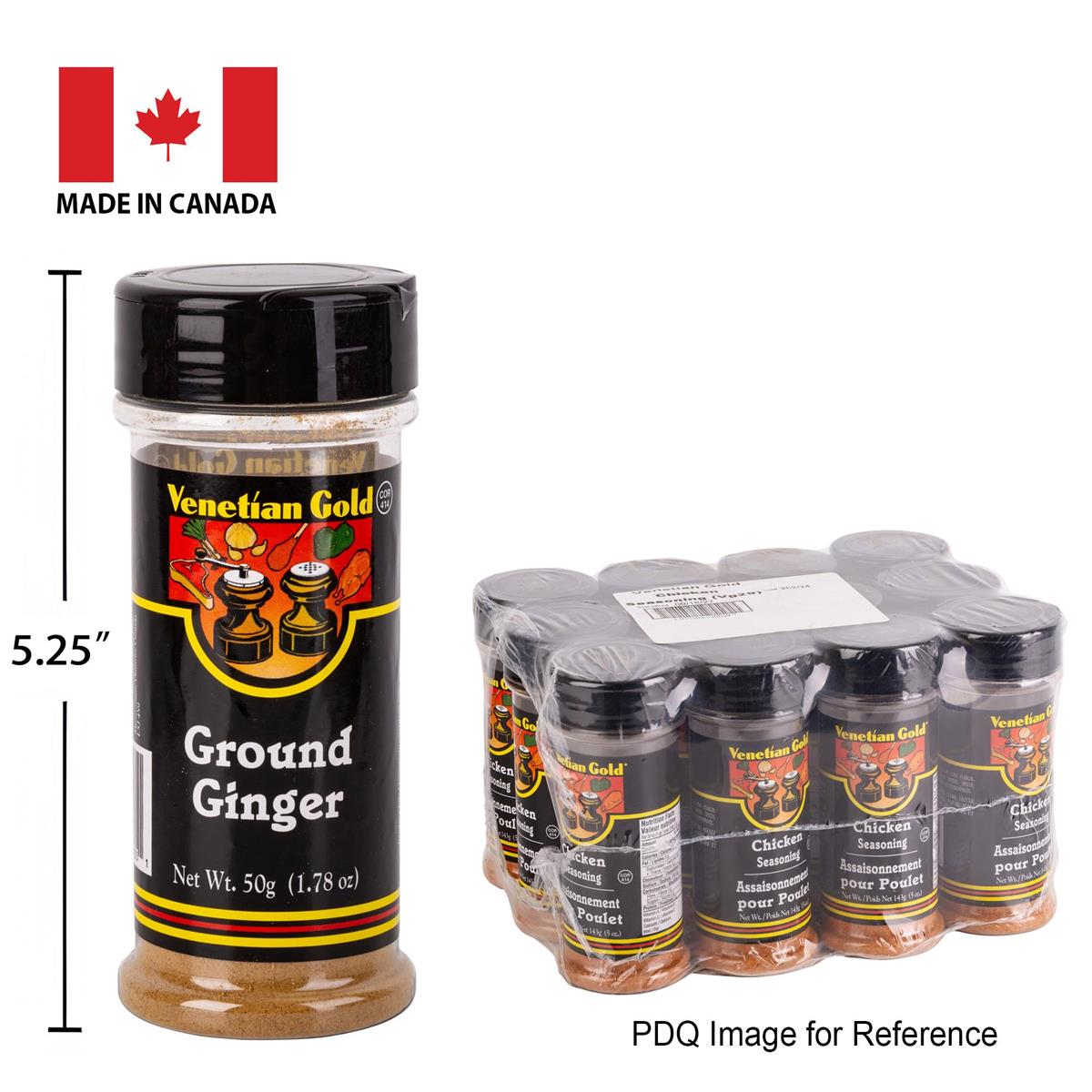 Ground Ginger 50g V. Gold. - each sold individually