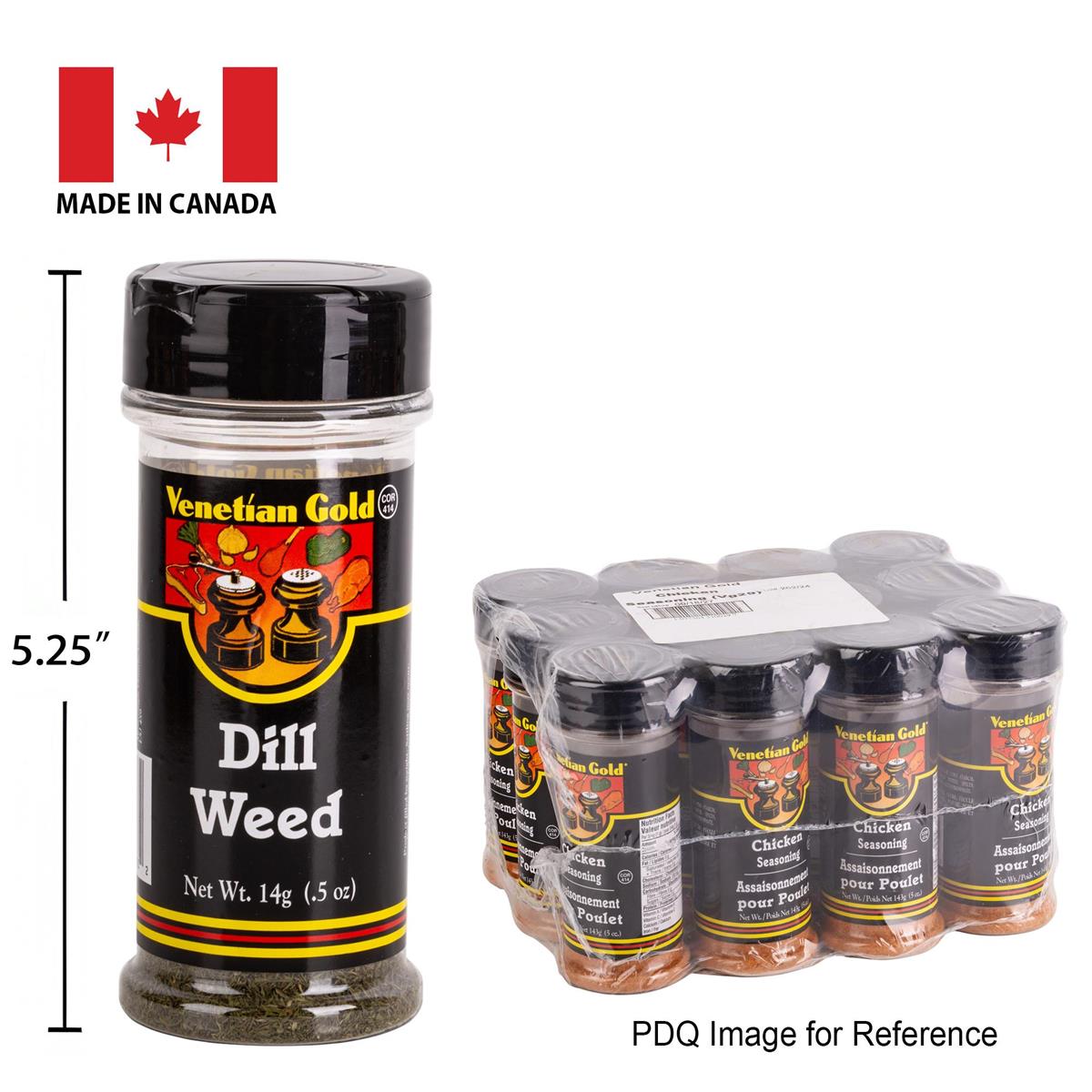 Dill Weed 14g V. Gold - each sold individually