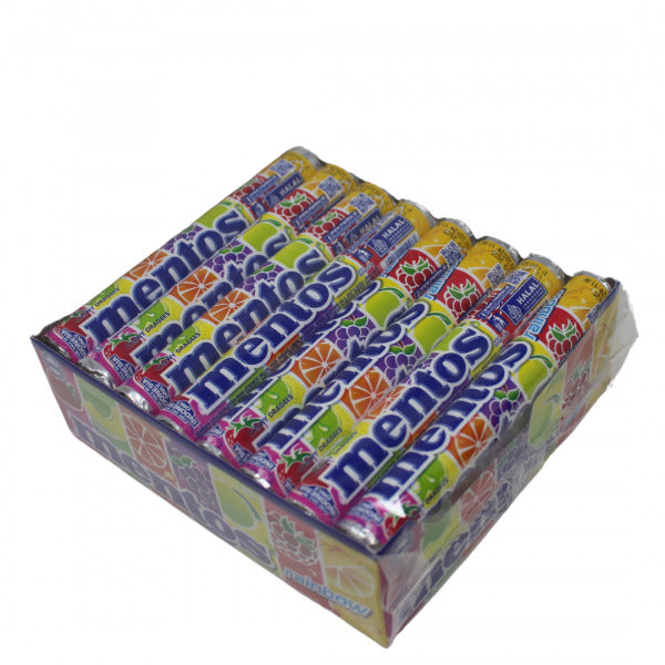 Mentos Roll 24pk X 37g Rainbow - Each Sold Individually