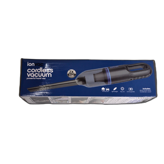 Cordless Hand Vac Blu Ionvac 2x Stronger