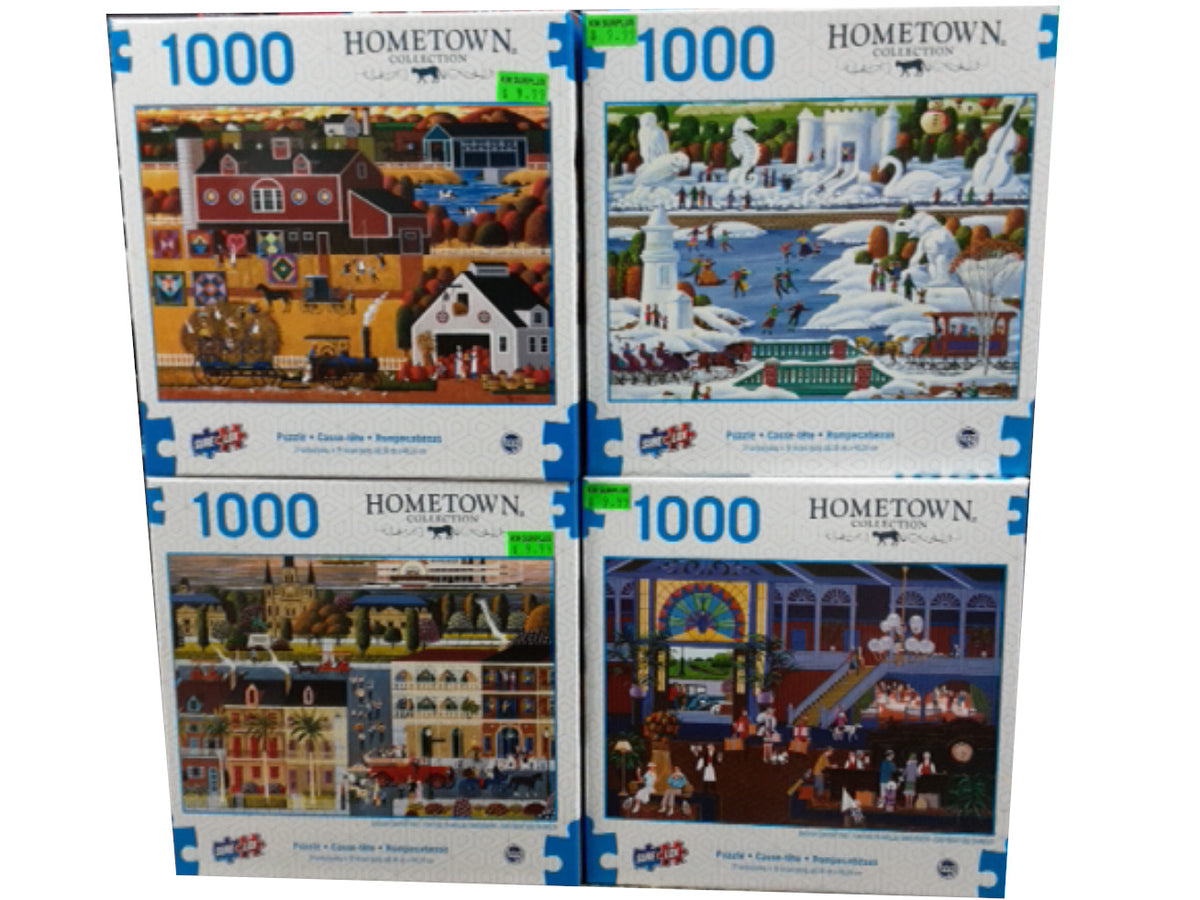 Puzzle 1000pc. Hometown Collection Assorted