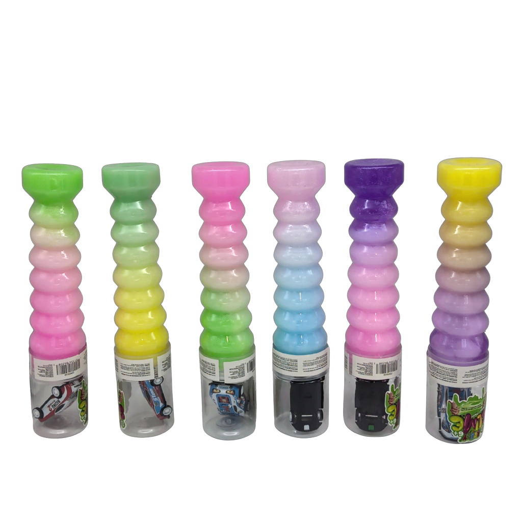 Slime Fou avec Voiture Jouet Couleurs Assorties