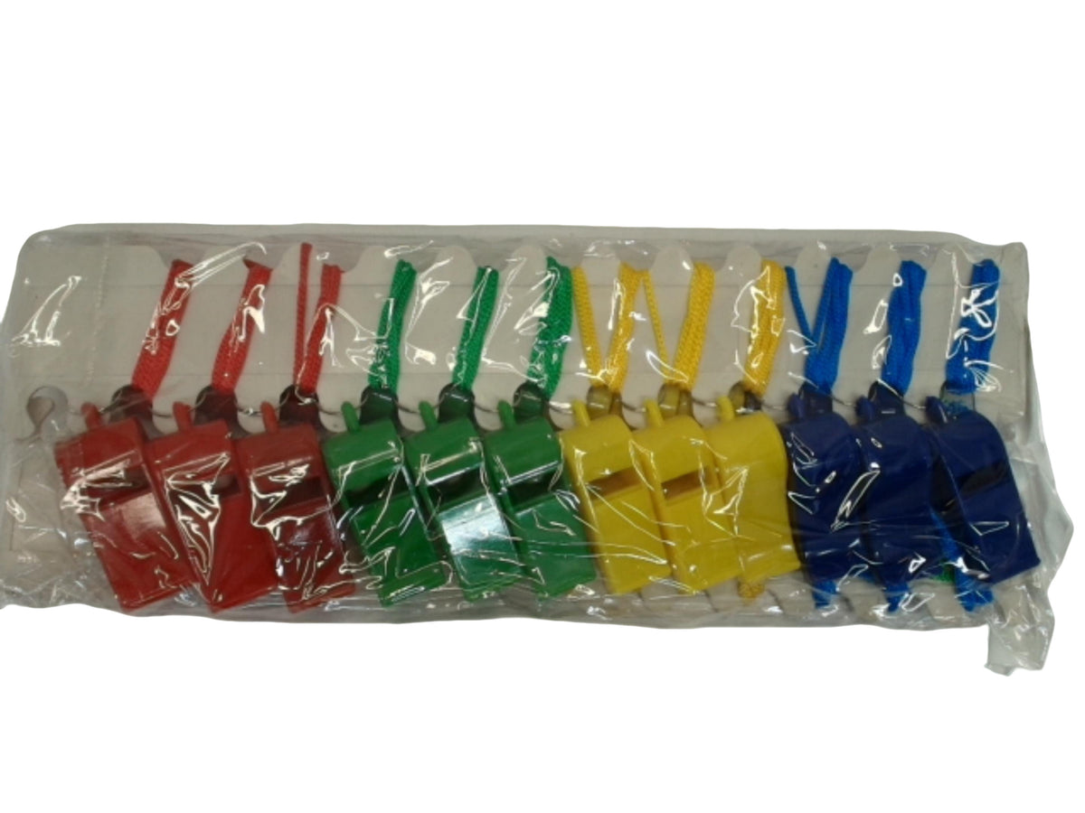 Sifflet avec dragonne, couleurs assorties (ou 12 pour 3,99 $)