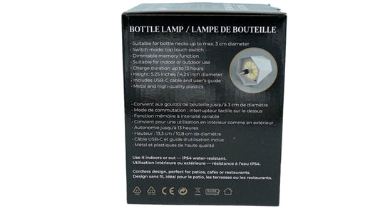 Bottle Lamp LED USB Charging White Style 3 (ENDCAP)(DISPLAY) - Additional View
