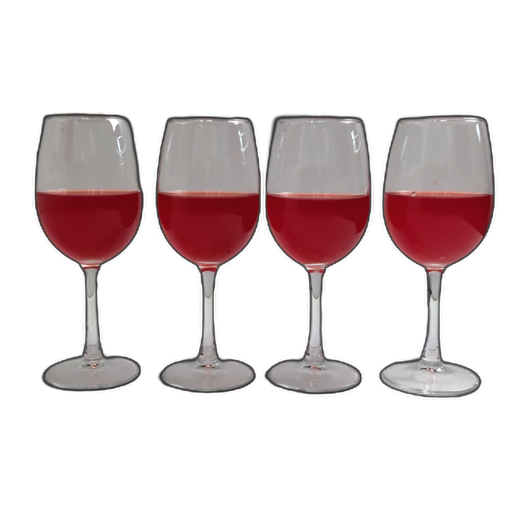 Wine Goblet 4pk. 11.7oz. Clear Glass