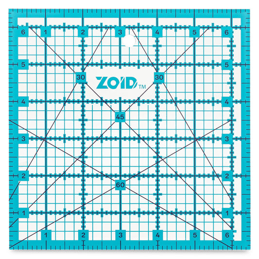 Acrylic Ruler 6.5" x 6.5" Zoid - Additional View