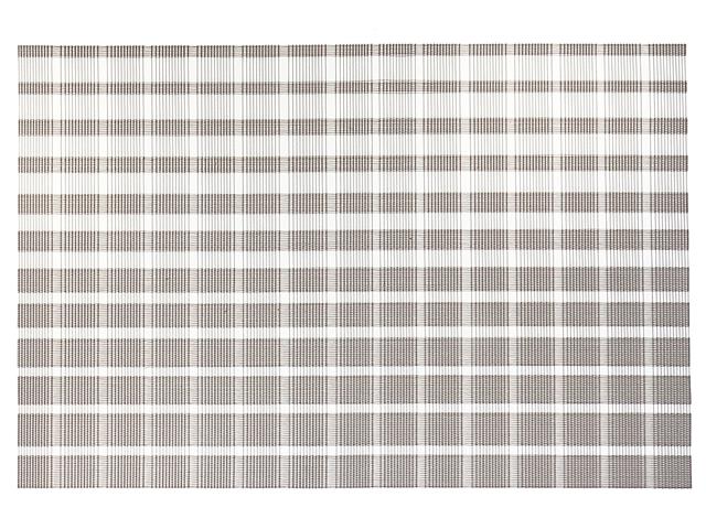 Woven Pvc Placemat Set Of 4 Basketweave Sand 17.7" X 11.8" X 0.1