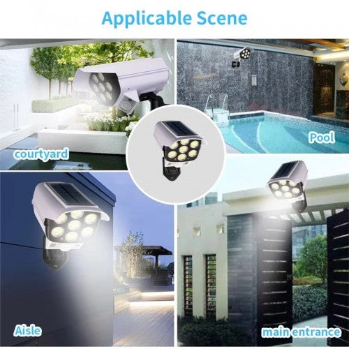 Solar LED Lamp Human Body Induction Motion Sensor With Remote (Model: 217)(display) - Additional View