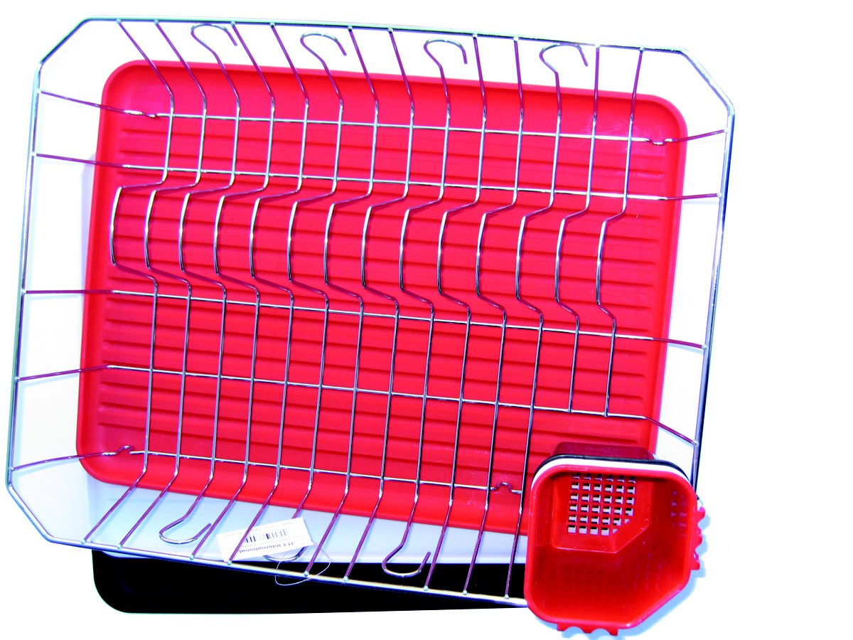 Égouttoir Couleurs assorties noir, blanc et rouge