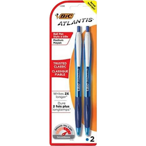 Bic Original Stylos bille bleus moyens, 2 unités