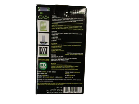 LED lantern with bug zapper - rechargable 1200mAh battery - Additional View