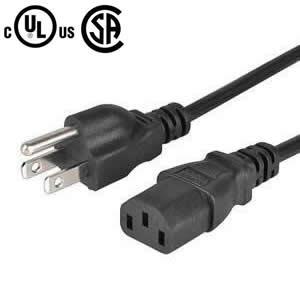Power Cable 5Ft End for Desktop C13