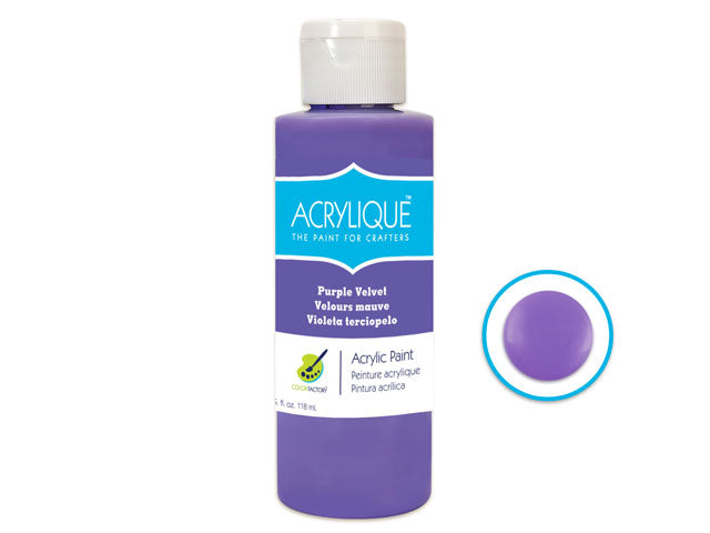 Acrylic Paint 065 PURPLE VELVET 4oz Acrylique