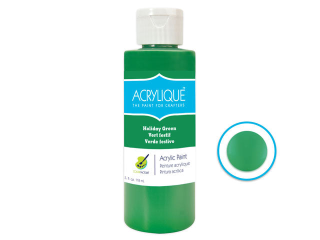 Acrylic Paint 095 HOLIDAY GREEN 4oz Acrylique