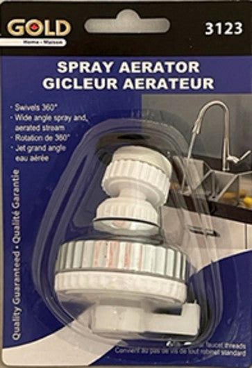 Vaporisateur aérateur - jet large et jet aéré