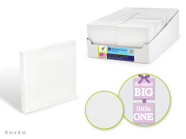 Stretch Artist Canvas: 6"x6" Value Triple-Primed