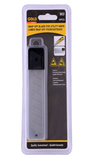 Lames de couteau utilitaire sécables 10 pièces