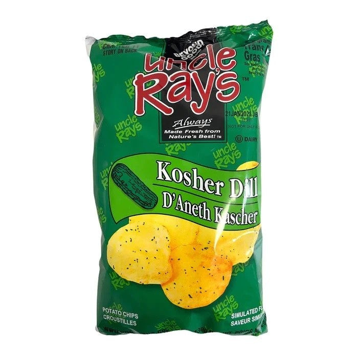 Uncle Ray's Chips Kosher Dill 130g.