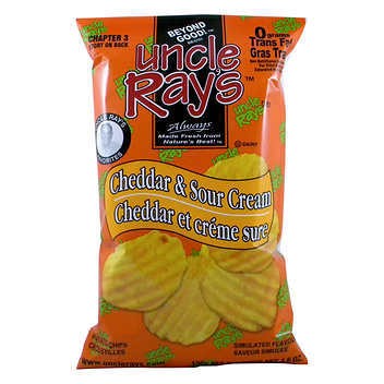 Uncle Ray's Chips Cheddar & Sour Cream 130g.