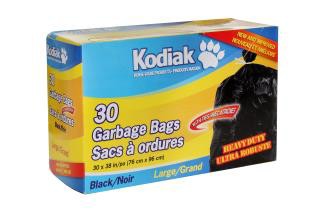 Garbage Bags 30 X 38 -30pk (ENDCAP) Kodiak
