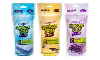 SCENTED KITCHEN BAGS 3 SCENTS 25/ROLL 48/CS KODIAK