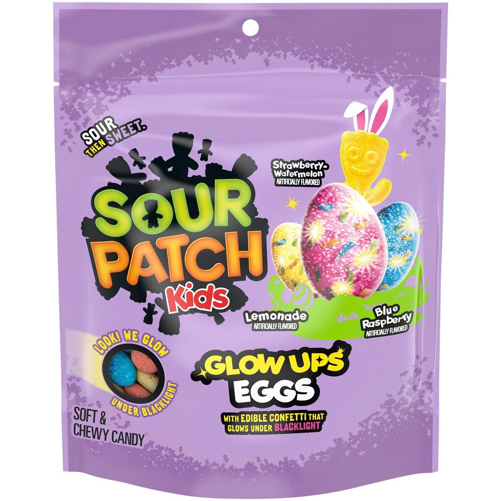 Sour Patch Kids Glow Up Eggs 237g.