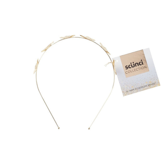 Headband Gold Butterflies Scunci - Additional View