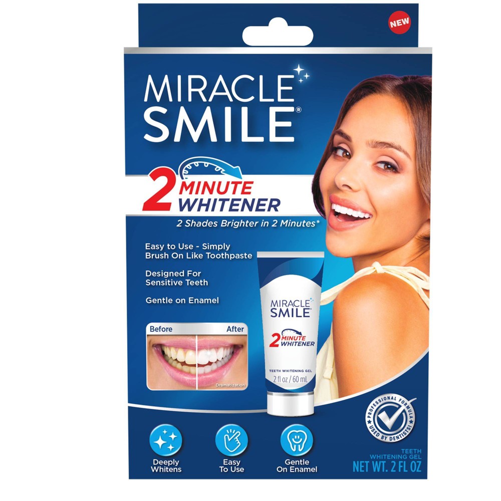 Miracle Smile 2 Minute Whitener 60mL (ENDCAP)(Or 2/$12.99) - Additional View