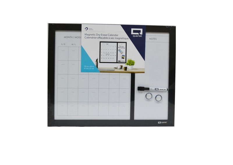 Magnetic Dry Erase Board 16" X 20" W/black Frame Quartet