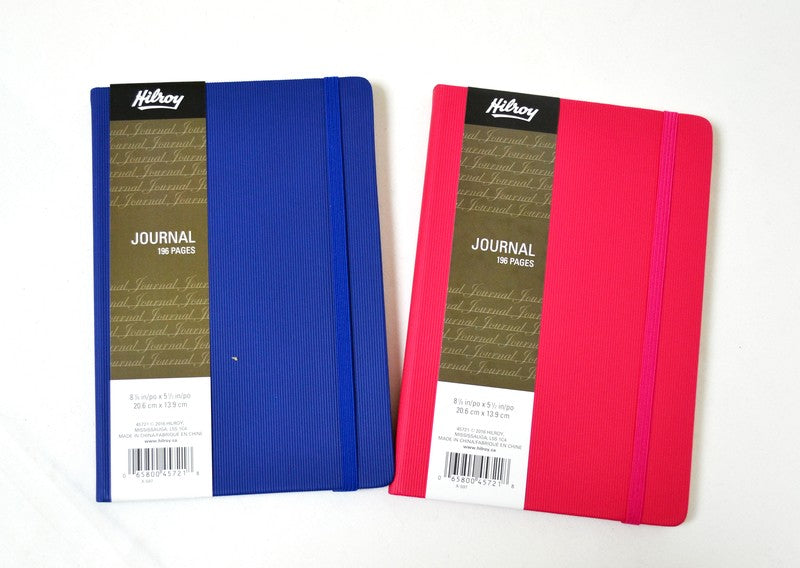 Rubberized Journal 196 Pgs 8-1/8" X 5-1/2" Hilroy