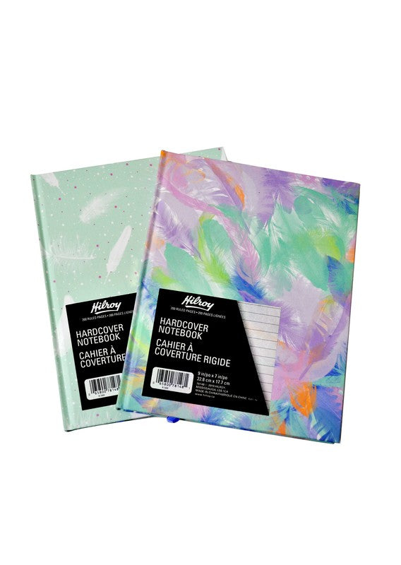 Hardcover Notebook 200pgs 9"x7" Hilroy