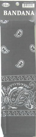 Bandana Printd Navy 21X21 inches