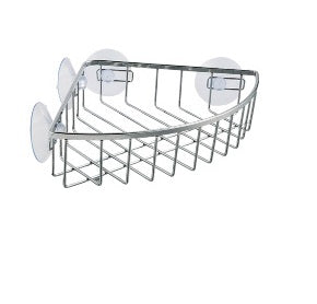 corner shelf Chrome with suction