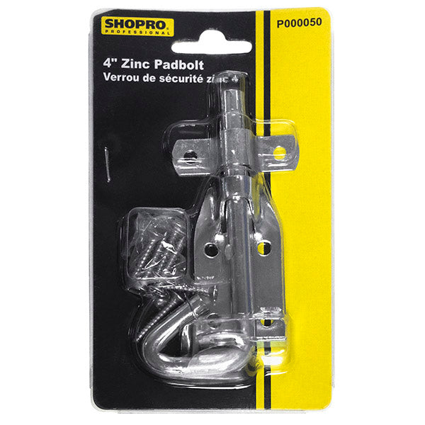 Verrous de sécurité PadBolts de 4 pouces