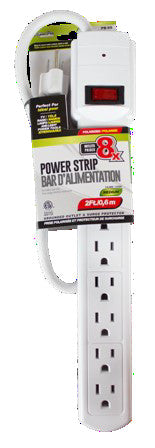 Power bar 8 outlet