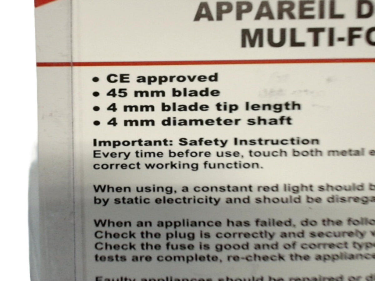 Multi Function Tester - Additional View